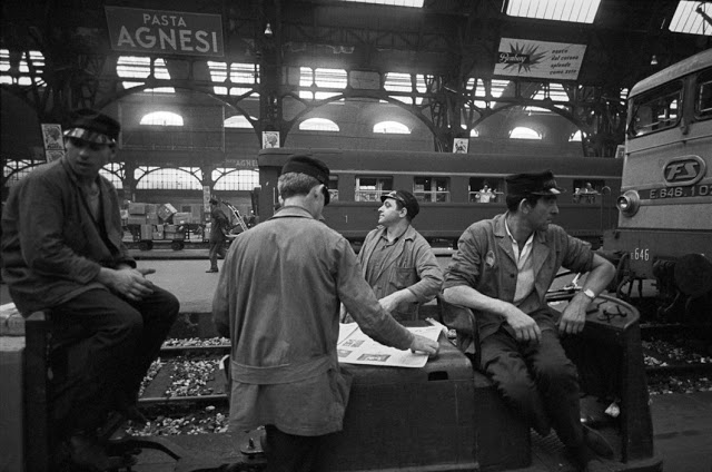ITALY. Town of Milan. Railway station. 1964.